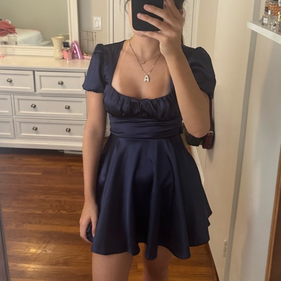 Lucy in the Sky Dresses & Skirts - Lucy in the Sky Elegant Navy Blue Dress